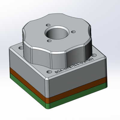 Контактирующее устройство BGA-cl-e-144-0.8-002