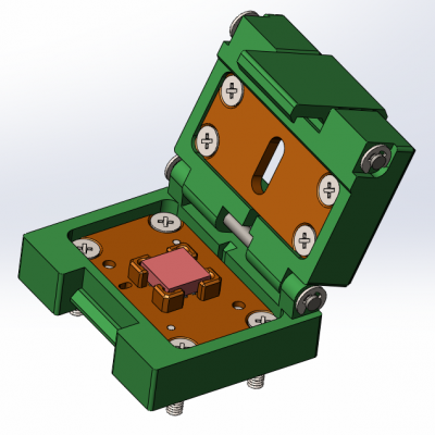 Контактирующее устройство BGA-cl-h-25-1.27-002