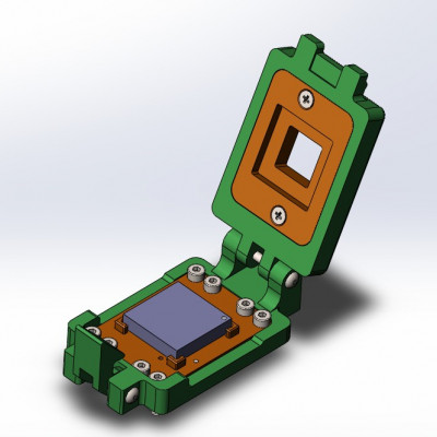 Контактирующее устройство BGA-cl-p-144-1.27-001