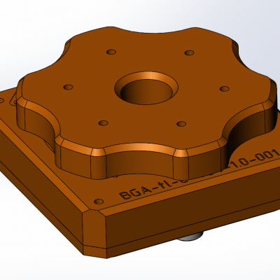 Контактирующее устройство BGA-tl-e-484-1.0-001