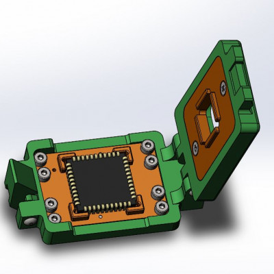 Контактирующее устройство CQFJ-cl-h-44-1.27-001