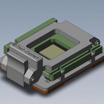Контактирующее устройство CQFP-cl-p-144-0.635-001SN