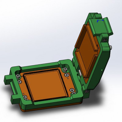 Контактирующее устройство CQFP-cl-p-240-0.5-004