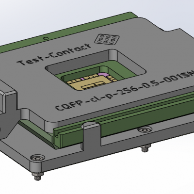 Контактирующее устройство CQFP-cl-p-256-0.5-001SN