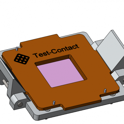 Контактирующее устройство CQFP-fl-h-256-0.5-001