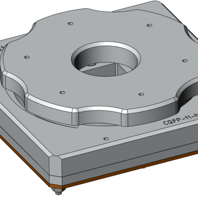 Контактирующее устройство CQFP-tl-h-52-0.635-002