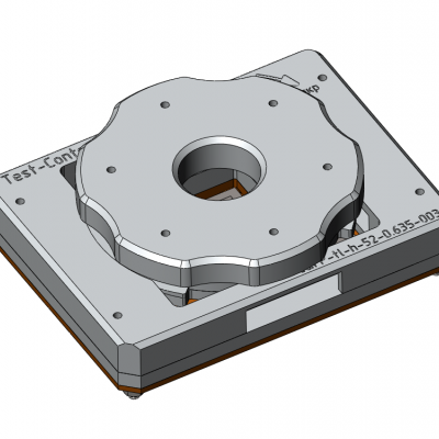 Контактирующее устройство CQFP-tl-h-52-0.635-003