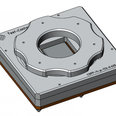Контактирующее устройство CQFP-tl-p-132-0.635-001