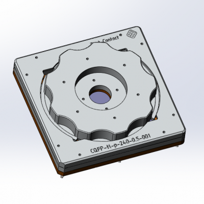 Контактирующее устройство CQFP-tl-p-240-0.5-001