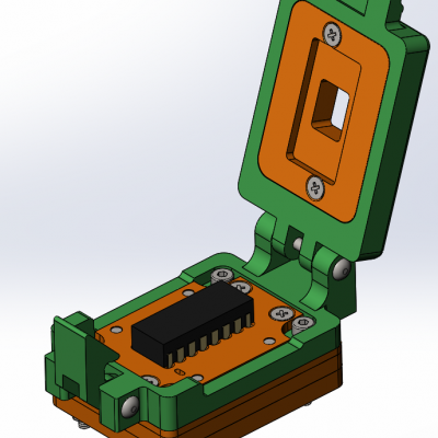 Контактирующее устройство DIP-cl-p-16-2.54-001