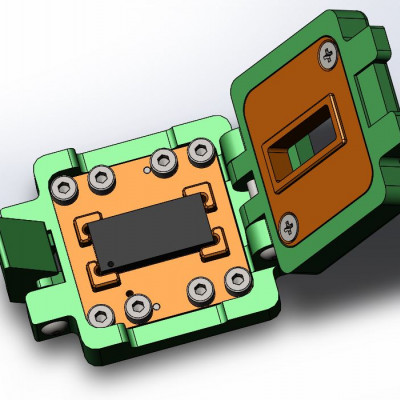 Контактирующее устройство DLCC-cl-h-10-2.54-001
