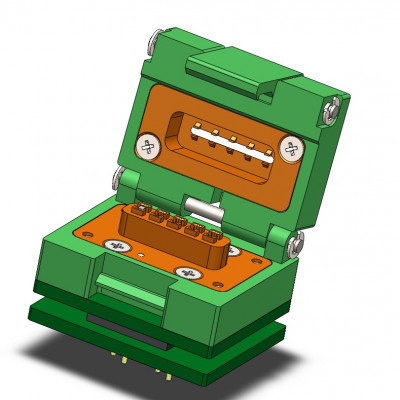 Контактирующее устройство LCC-cl-h-2x5-1.3-001