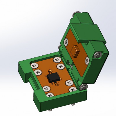 Контактирующее устройство LCC-cl-h-8-1.27-005