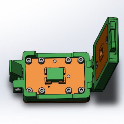 Контактирующее устройство LCC-cl-h-8-2.54-001