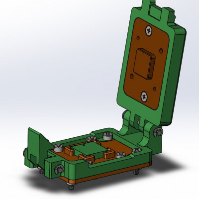 Контактирующее устройство LCC-cl-h-8-2.54-002