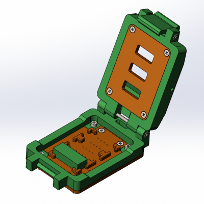 Контактирующее устройство LCC-cl-h-8x3-2.54-001