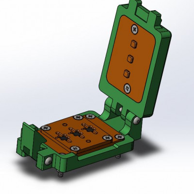 Контактирующее устройство LGA-cl-p-16x3-0.5-001