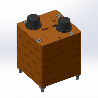 Контактирующее устройство PGA-c-3x4-2.1-001
