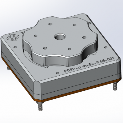Контактирующее устройство PQFP-cl-h-80-0.65-001