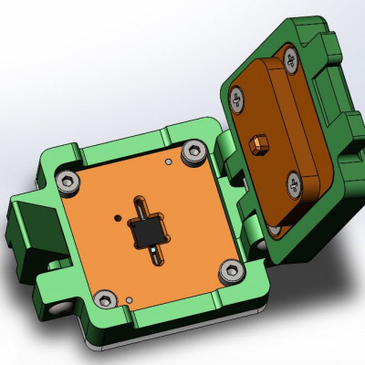 Контактирующее устройство QFN-cl-e-24-0.5-002