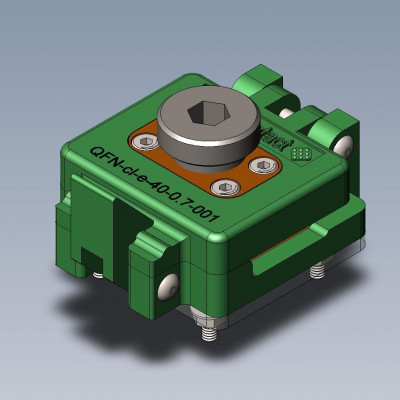 Контактирующее устройство QFN-cl-e-40-0.7-001