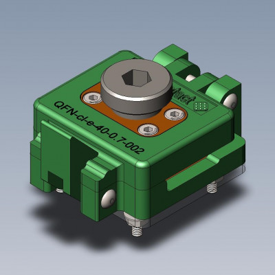 Контактирующее устройство QFN-cl-e-40-0.7-002