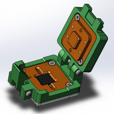 Контактирующее устройство QFN-cl-e-52-0.5-001