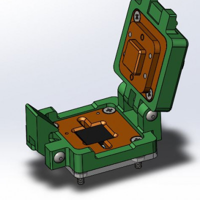 Контактирующее устройство QFN-cl-e-64-0.5-001