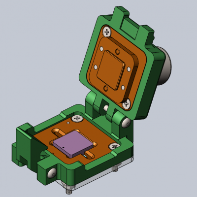 Контактирующее устройство QFN-cl-e-64-0.5-002