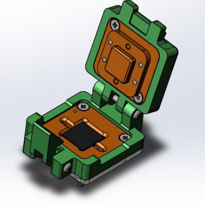 Контактирующее устройство QFN-cl-e-72-0.5-001