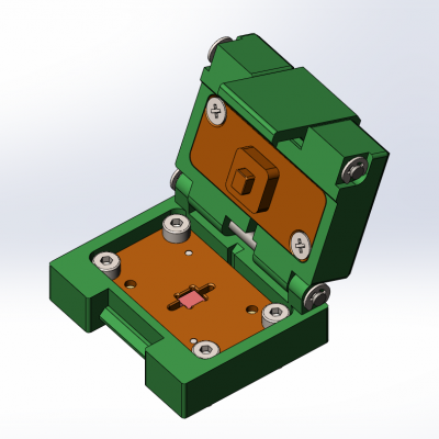 Контактирующее устройство QFN-cl-h-14-0.5-001