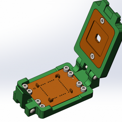 Контактирующее устройство QFN-cl-h-21-1.3-001