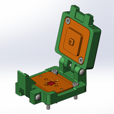 Контактирующее устройство QFN-cl-h-24-0.5-002