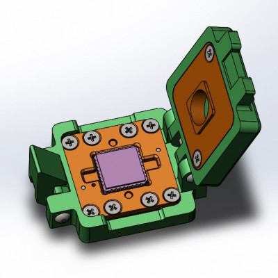 Контактирующее устройство QFN-cl-h-32-1.02-001