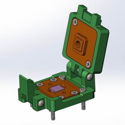Контактирующее устройство QFN-cl-h-40-0.5-002