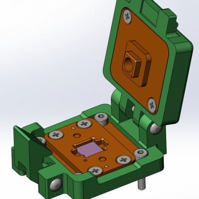 Контактирующее устройство QFN-cl-h-40-0.5-003