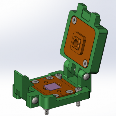 Контактирующее устройство QFN-cl-h-40-0.5-004