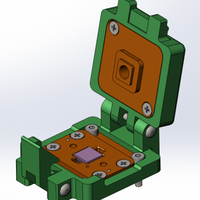 Контактирующее устройство QFN-cl-h-48-0.5-002