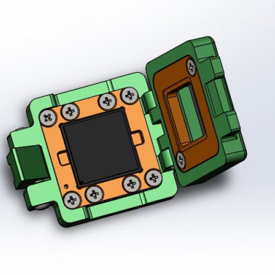 Контактирующее устройство QFN-cl-h-48-1.0-001