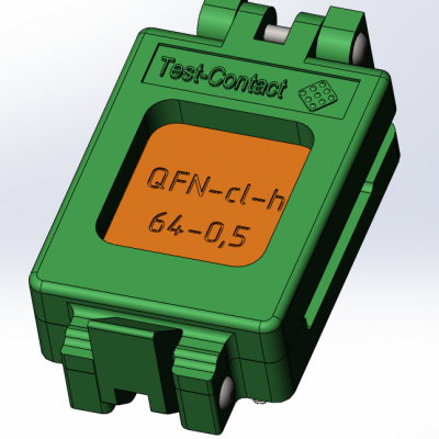 Контактирующее устройство QFN-cl-h-64-0.5-001