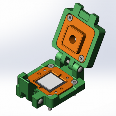 Контактирующее устройство QFN-cl-h-64-0.7-001