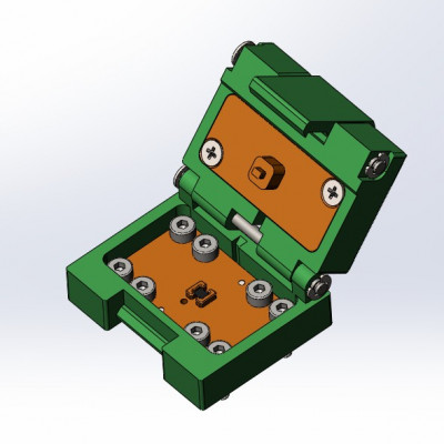 Контактирующее устройство QFN-cl-p-10-0.4-001