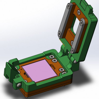 Контактирующее устройство QFN-cl-p-100-0.7-001