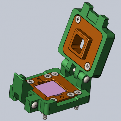 Контактирующее устройство QFN-cl-p-108-0.4-001