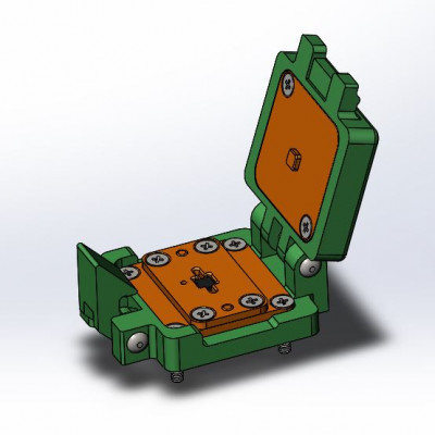 Контактирующее устройство QFN-cl-p-12-0.5-002