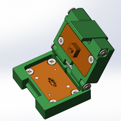 Контактирующее устройство QFN-cl-p-16-0.4-001