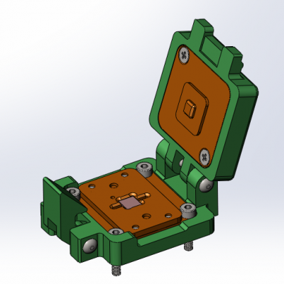 Контактирующее устройство QFN-cl-p-16-0.65-001