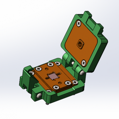 Контактирующее устройство QFN-cl-p-20-0.65-001