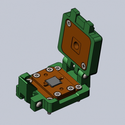 Контактирующее устройство QFN-cl-p-40-0.5-007