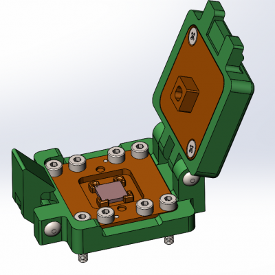 Контактирующее устройство QFN-cl-p-48-0.4-001